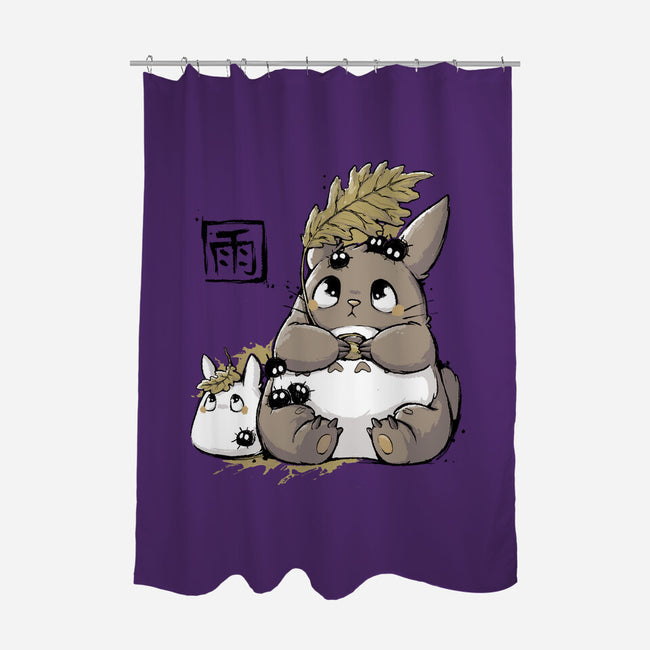 Under The Rain-none polyester shower curtain-xMorfina
