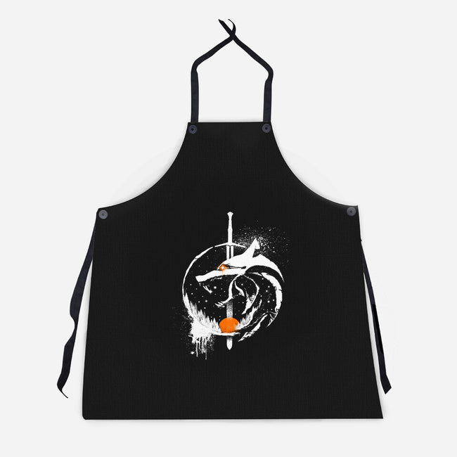 Grungewolf-unisex kitchen apron-artyx21