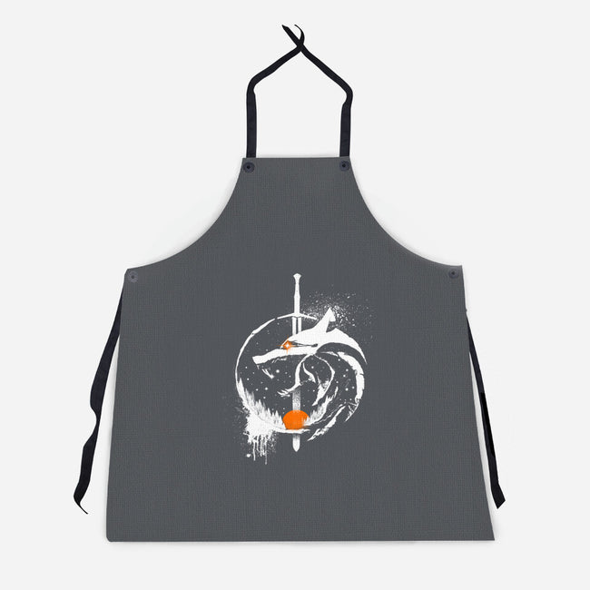 Grungewolf-unisex kitchen apron-artyx21