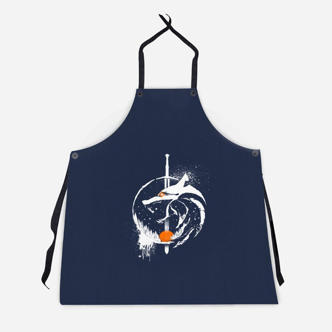 Grungewolf-unisex kitchen apron-artyx21