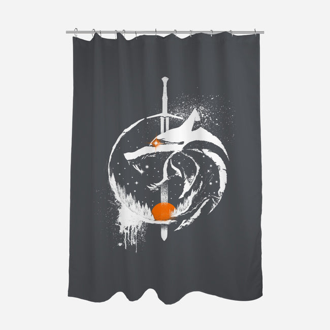 Grungewolf-none polyester shower curtain-artyx21