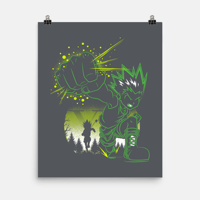 Gon's Jajanken-none matte poster-constantine2454