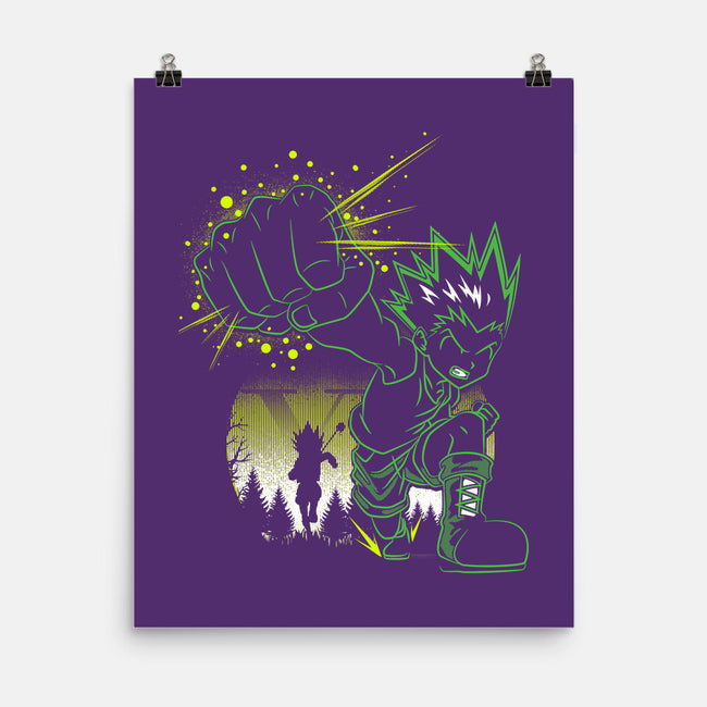 Gon's Jajanken-none matte poster-constantine2454