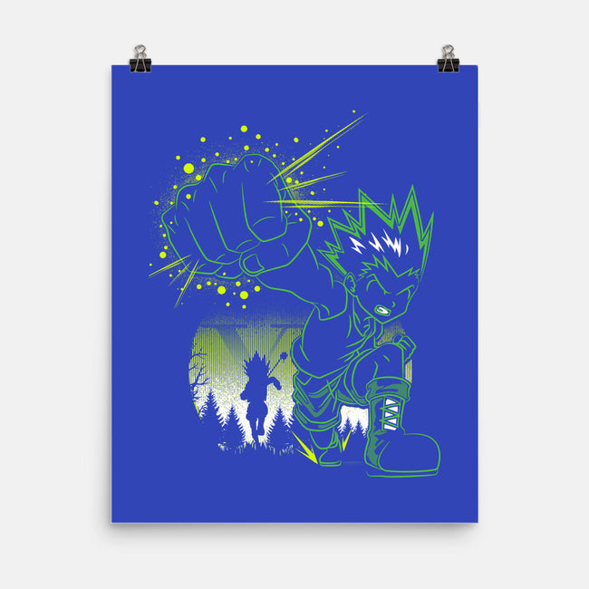 Gon's Jajanken-none matte poster-constantine2454