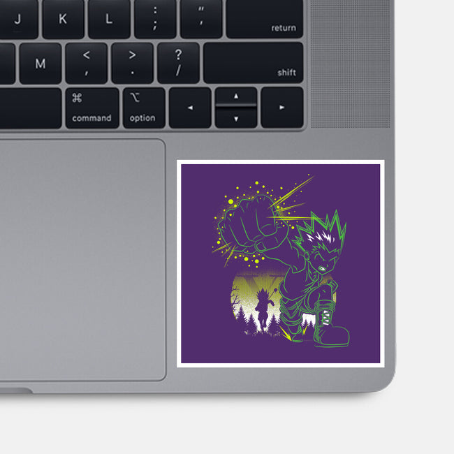 Gon's Jajanken-none glossy sticker-constantine2454
