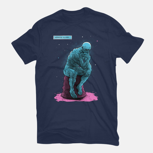Blue Thinker-unisex basic tee-teesgeex