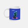 Blue Thinker-none glossy mug-teesgeex
