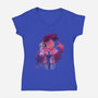 Joestar-womens v-neck tee-dandingeroz