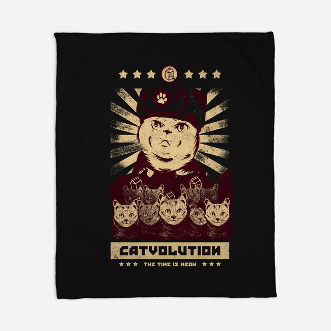 Catvolution-none fleece blanket-yumie