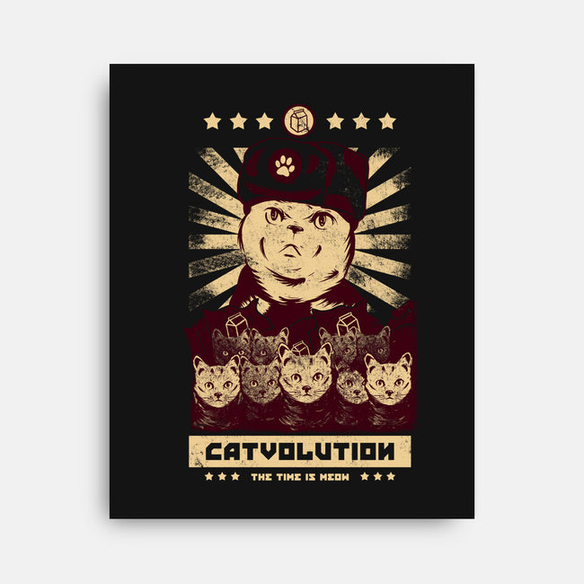 Catvolution-none stretched canvas-yumie