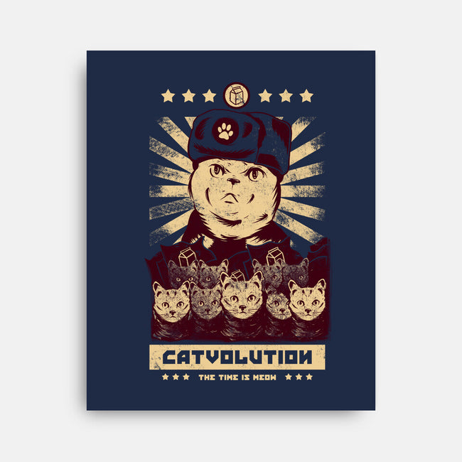 Catvolution-none stretched canvas-yumie