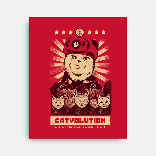 Catvolution-none stretched canvas-yumie