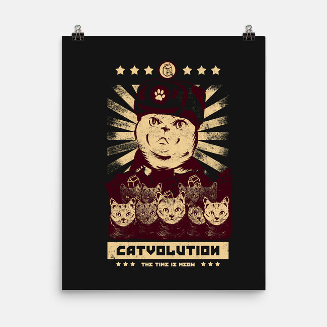 Catvolution-none matte poster-yumie