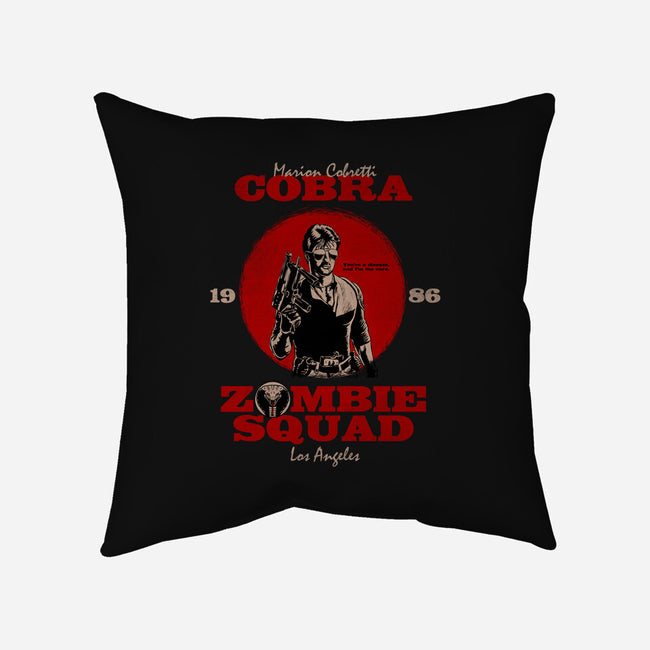 Zombie Squad LA-none removable cover w insert throw pillow-Melonseta