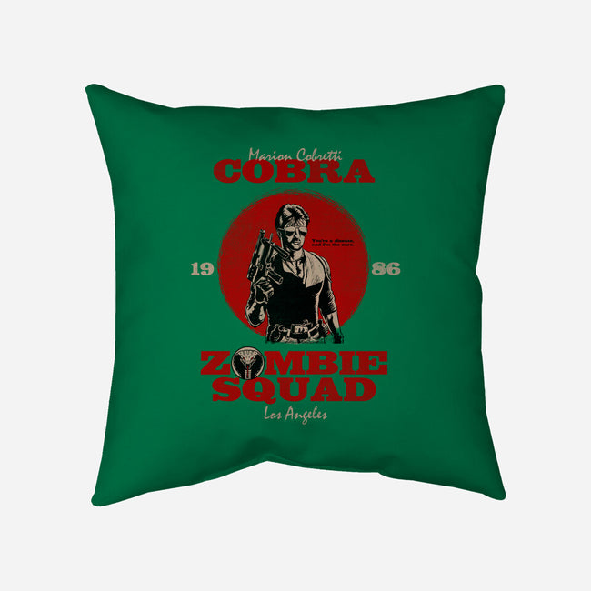 Zombie Squad LA-none removable cover w insert throw pillow-Melonseta