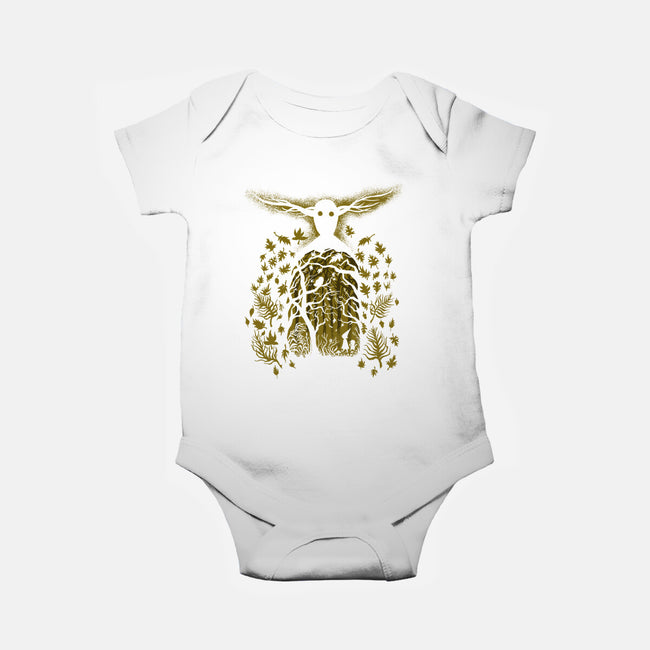 Into The Unknown-baby basic onesie-krobilad