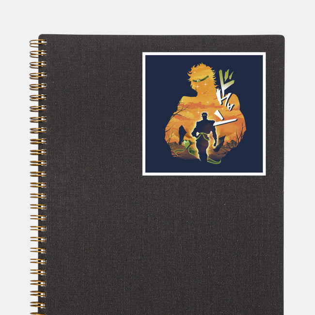 Star Adventure-none glossy sticker-dandingeroz