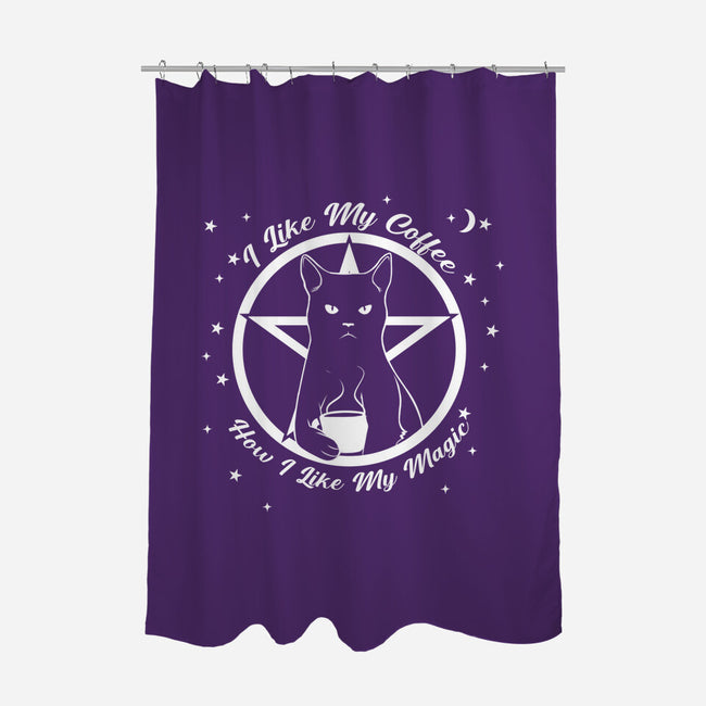 How I Like My Magic-none polyester shower curtain-yumie