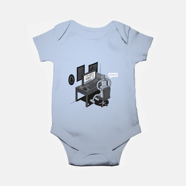 Robot Problems-baby basic onesie-Gamma-Ray