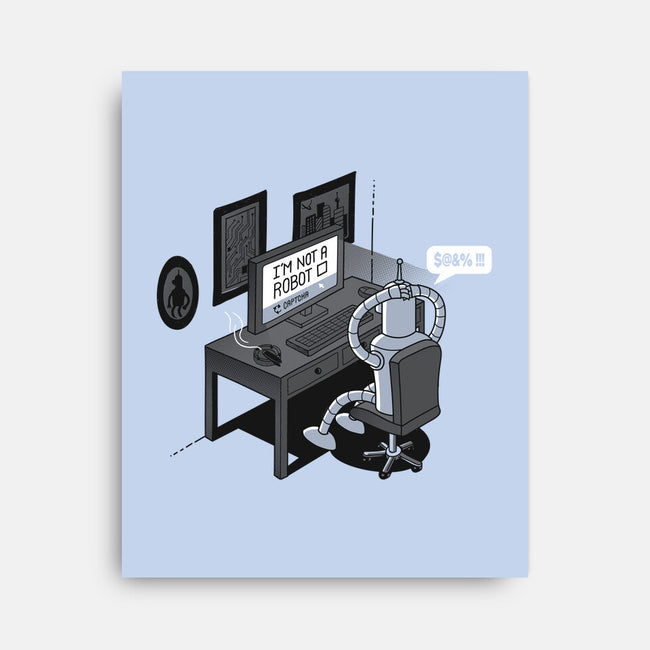 Robot Problems-none stretched canvas-Gamma-Ray