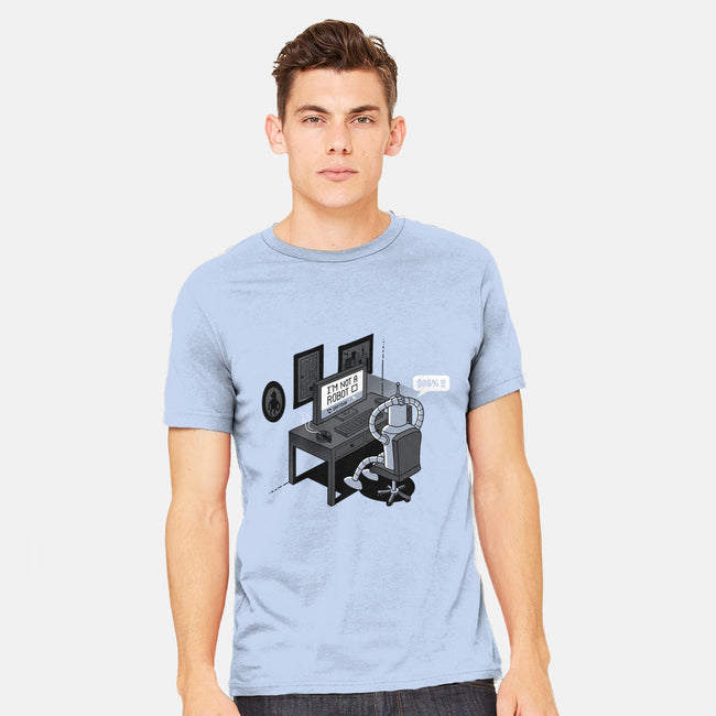 Robot Problems-mens heavyweight tee-Gamma-Ray