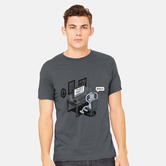 Robot Problems-mens heavyweight tee-Gamma-Ray