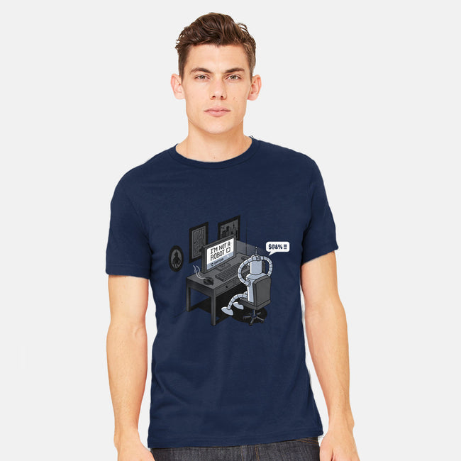 Robot Problems-mens heavyweight tee-Gamma-Ray