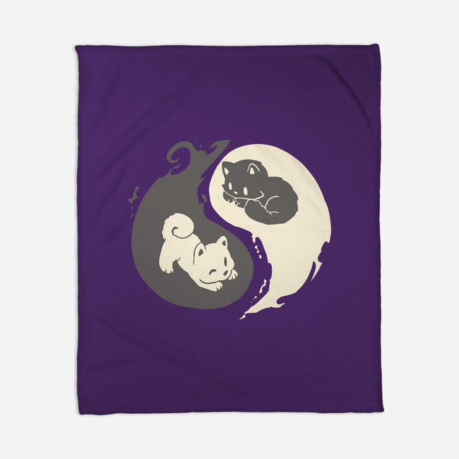 Yin and Yang-none fleece blanket-amyneko