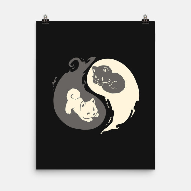 Yin and Yang-none matte poster-amyneko