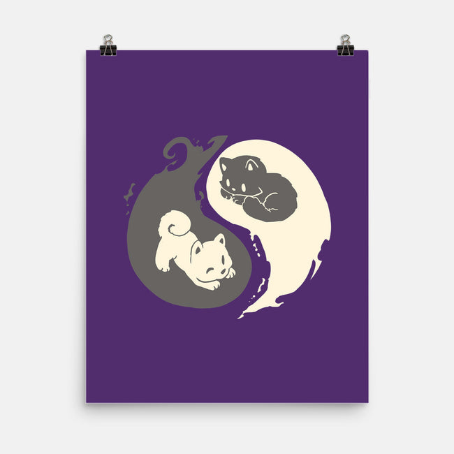 Yin and Yang-none matte poster-amyneko