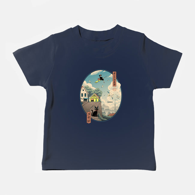 Ukiyo-E Delivery-baby basic tee-vp021