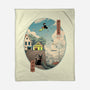Ukiyo-E Delivery-none fleece blanket-vp021