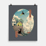 Ukiyo-E Delivery-none matte poster-vp021