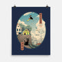 Ukiyo-E Delivery-none matte poster-vp021