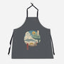 Neighbor's Ukiyo-E-unisex kitchen apron-vp021