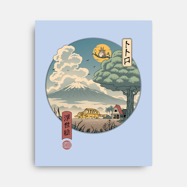 Neighbor's Ukiyo-E-none stretched canvas-vp021