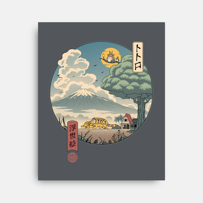 Neighbor's Ukiyo-E-none stretched canvas-vp021