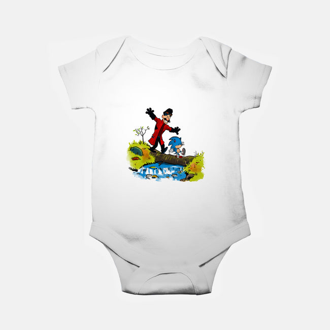 There are Treasures Everywhere-baby basic onesie-mikebonales