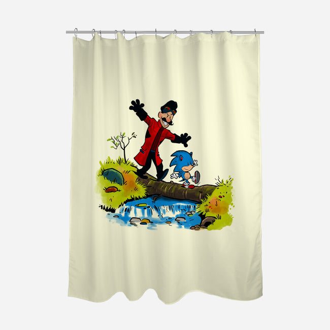 There are Treasures Everywhere-none polyester shower curtain-mikebonales