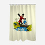 There are Treasures Everywhere-none polyester shower curtain-mikebonales