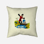 There are Treasures Everywhere-none removable cover w insert throw pillow-mikebonales