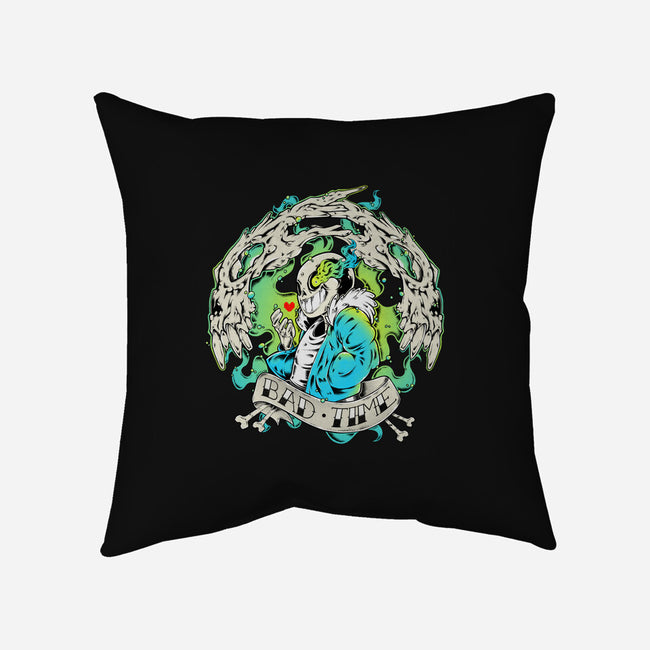 A Bad Time-none removable cover throw pillow-Fearcheck