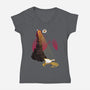 Lord of the Honks-womens v-neck tee-theteenosaur