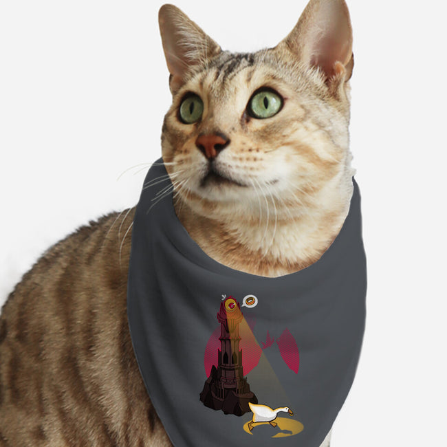 Lord of the Honks-cat bandana pet collar-theteenosaur