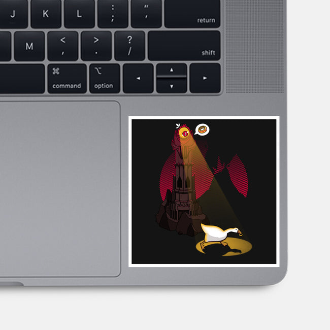 Lord of the Honks-none glossy sticker-theteenosaur