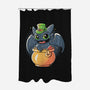 Irish Dragon-none polyester shower curtain-eduely