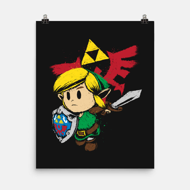 Hylian Hero-none matte poster-DrMonekers