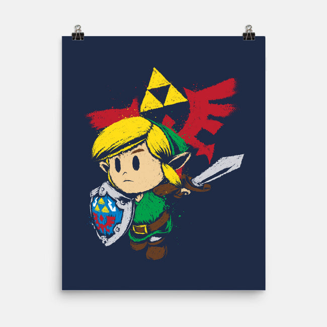 Hylian Hero-none matte poster-DrMonekers