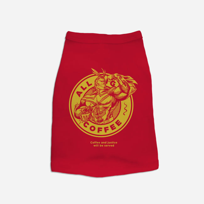 All Might Coffee-cat basic pet tank-yumie