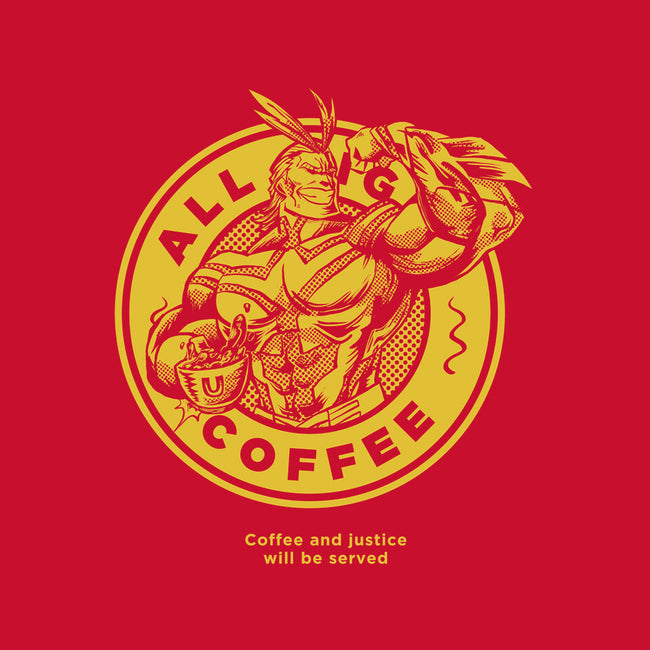 All Might Coffee-none zippered laptop sleeve-yumie
